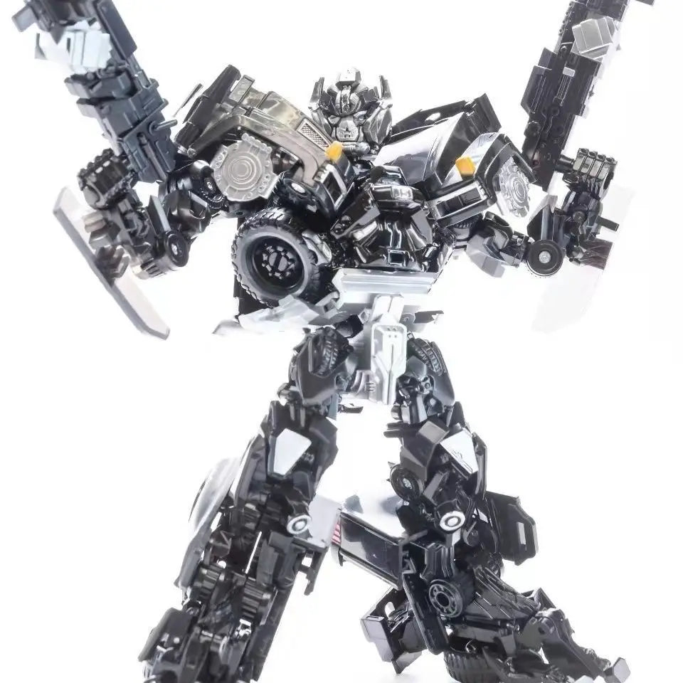 Figura Transformers Ironhide Maestro de Armas — Acabado Plateado Edición Pionero