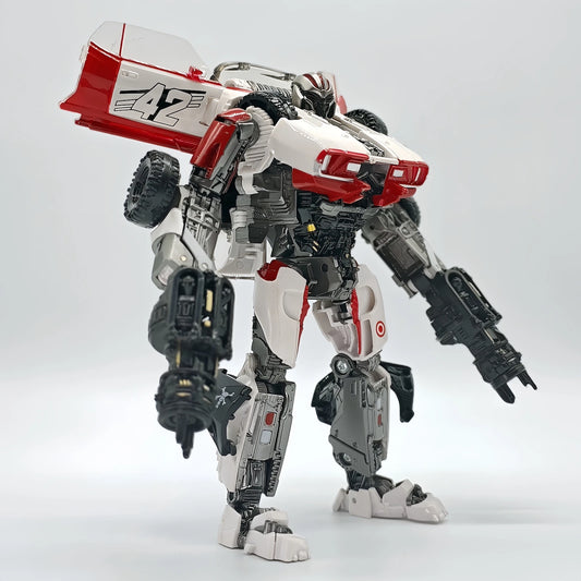 Figura Transformers Dropkick Rojo TW1033B — Decepticon Coche Articulado