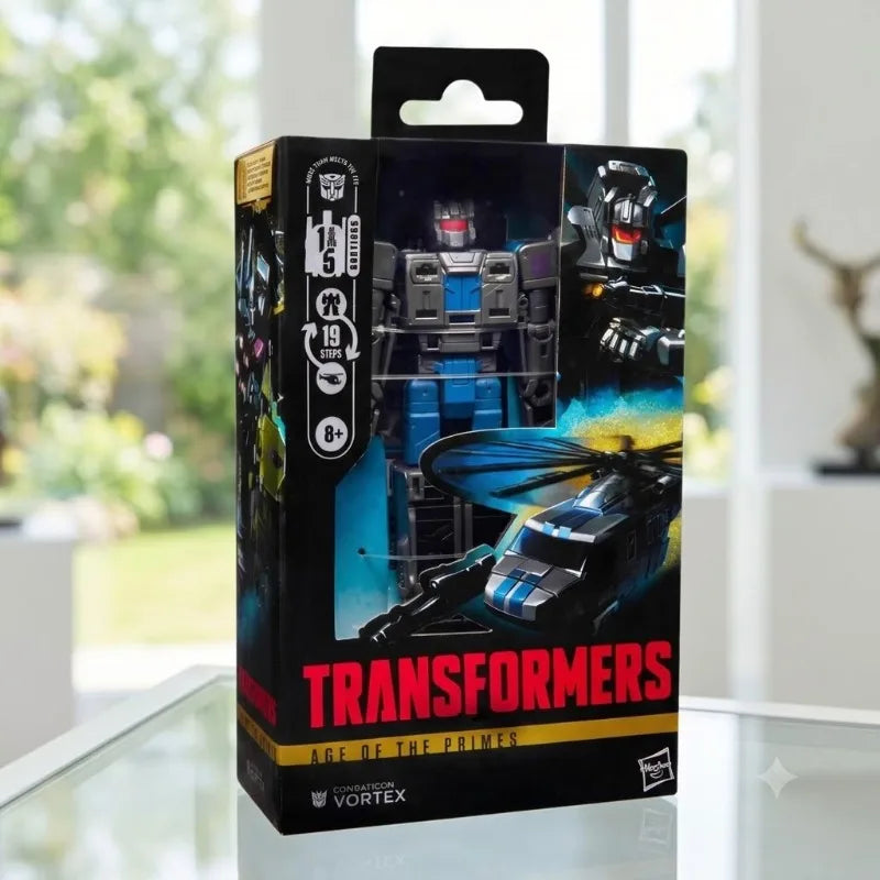 Figura Transformers Vortex Power of the Primes — Helicóptero Oficial Hasbro Deluxe