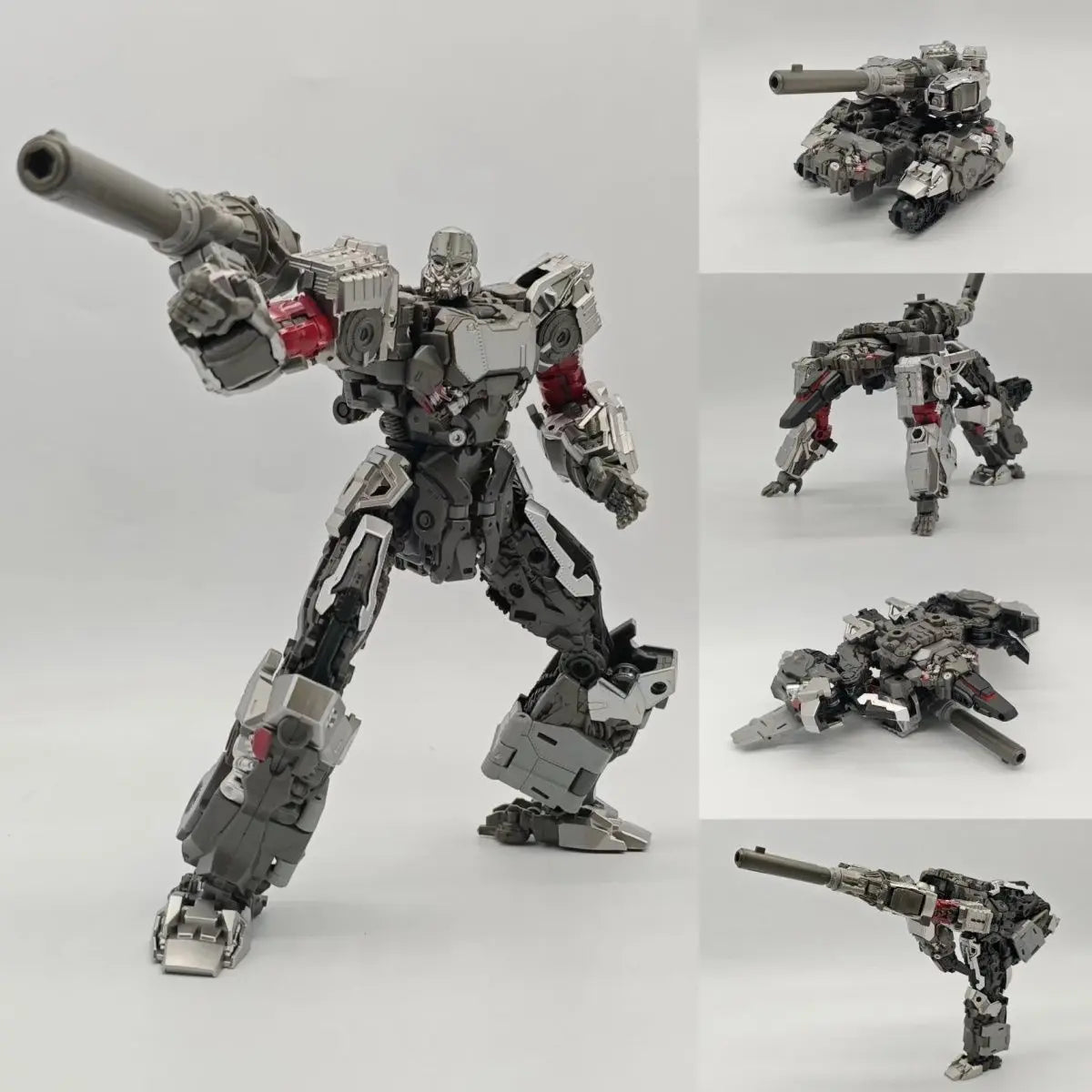 Juguete Transformers Robot Alloy 4 en 1 — Set Rinoceronte y Líder