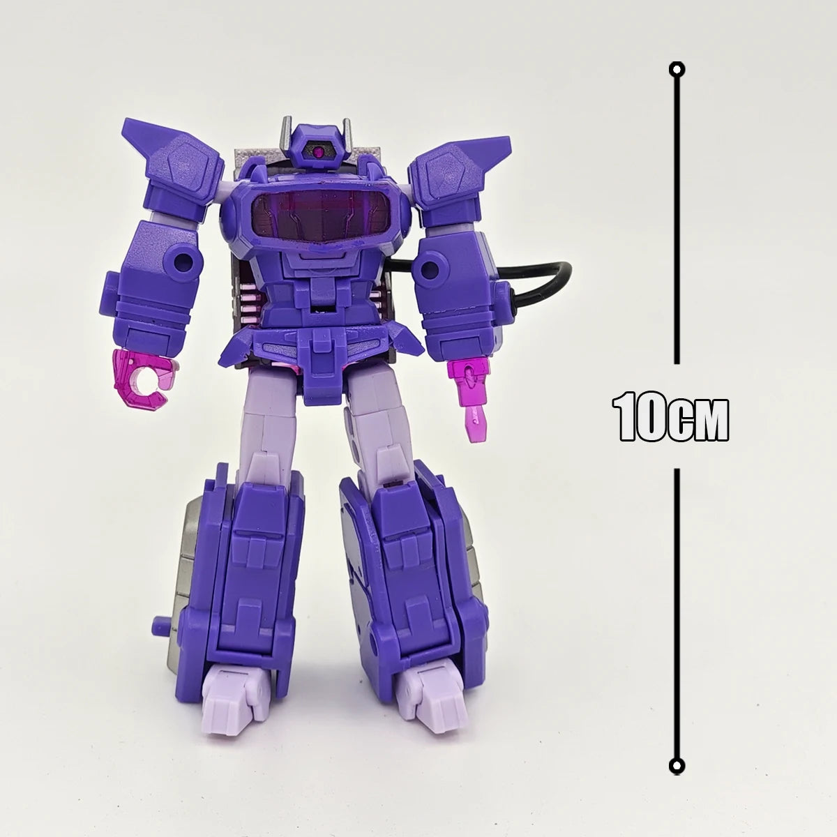 Mini Figura Transformers Shockwave 9cm — Coleccionista de bolsillo