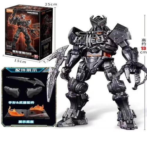 Figura Transformers Scourge Espada Colosal — Versión Gris Caja Ficha Técnica