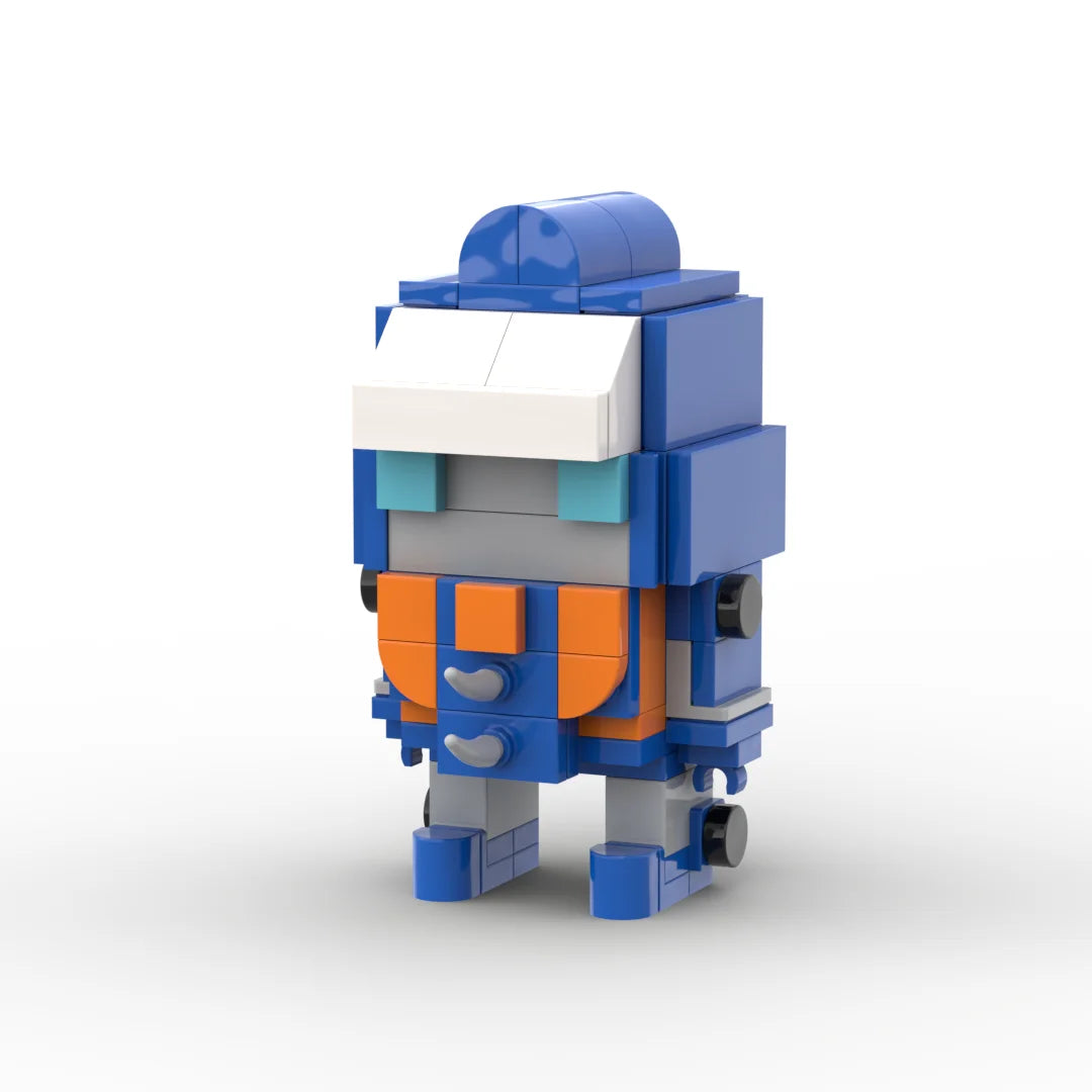 Figura Chibi Transformers Sentinel Prime — Ladrillo Azul y Blanco Comandante Compacto