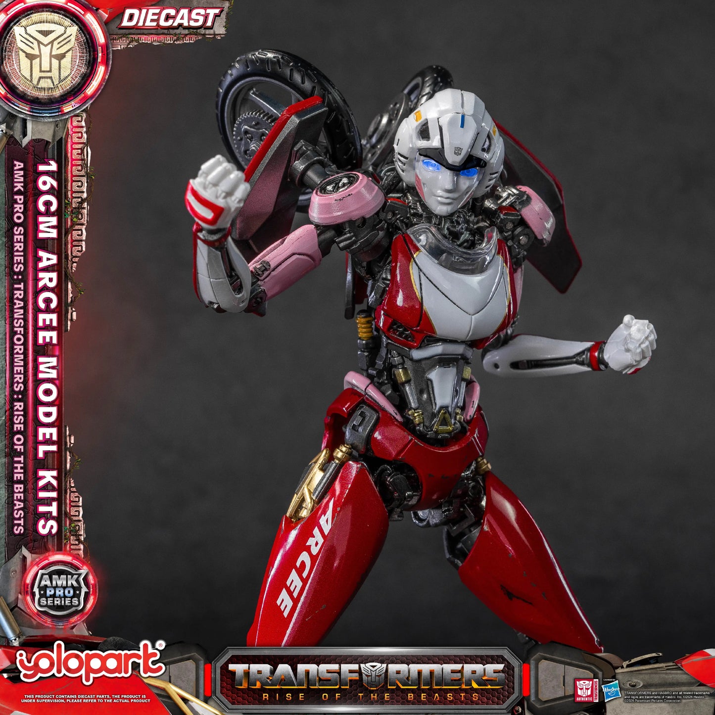 Figurine Transformers Arcee 16cm — Rise of the Beasts AMK Pro Kit