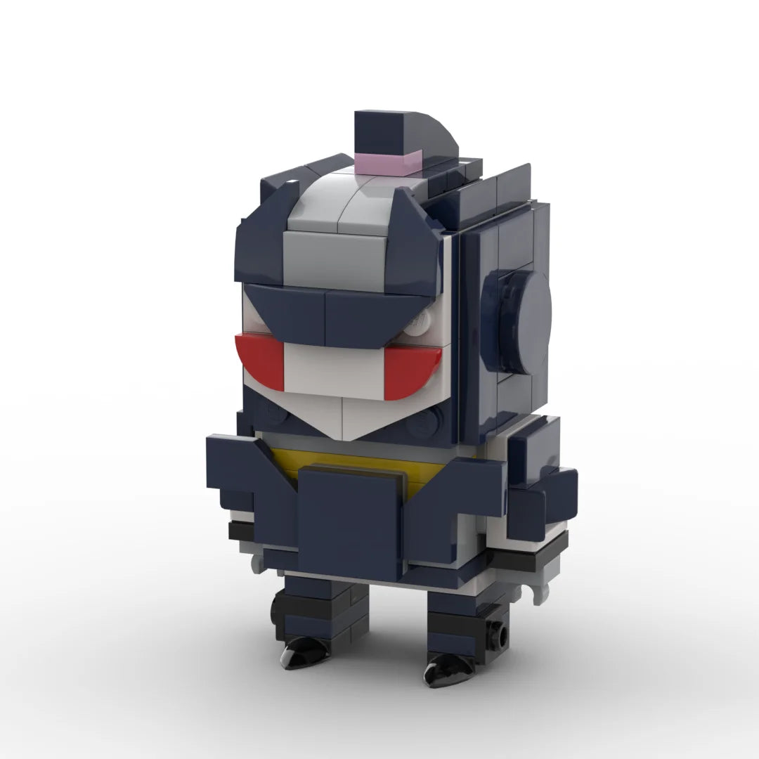 Figura Transformers Tu Versión IDW — Pequeño Robot Ladrillo Gris Aviador