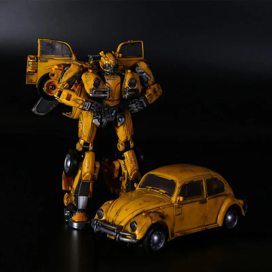 Figura Transformers Bumblebee de aleación de 21 cm — Versión Batalla Dañada