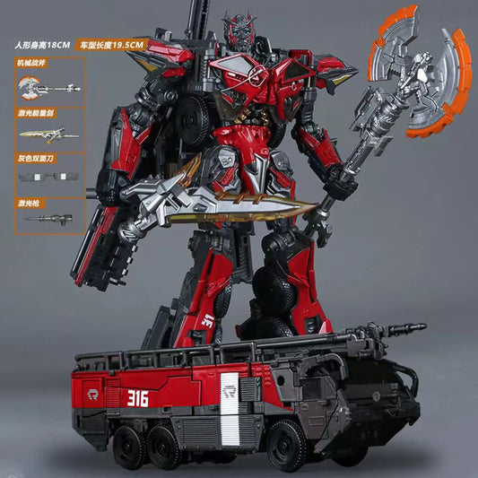 Figura Transformers Sentinel Prime TW1024 — Camión de Bomberos Alloy Version Deluxe