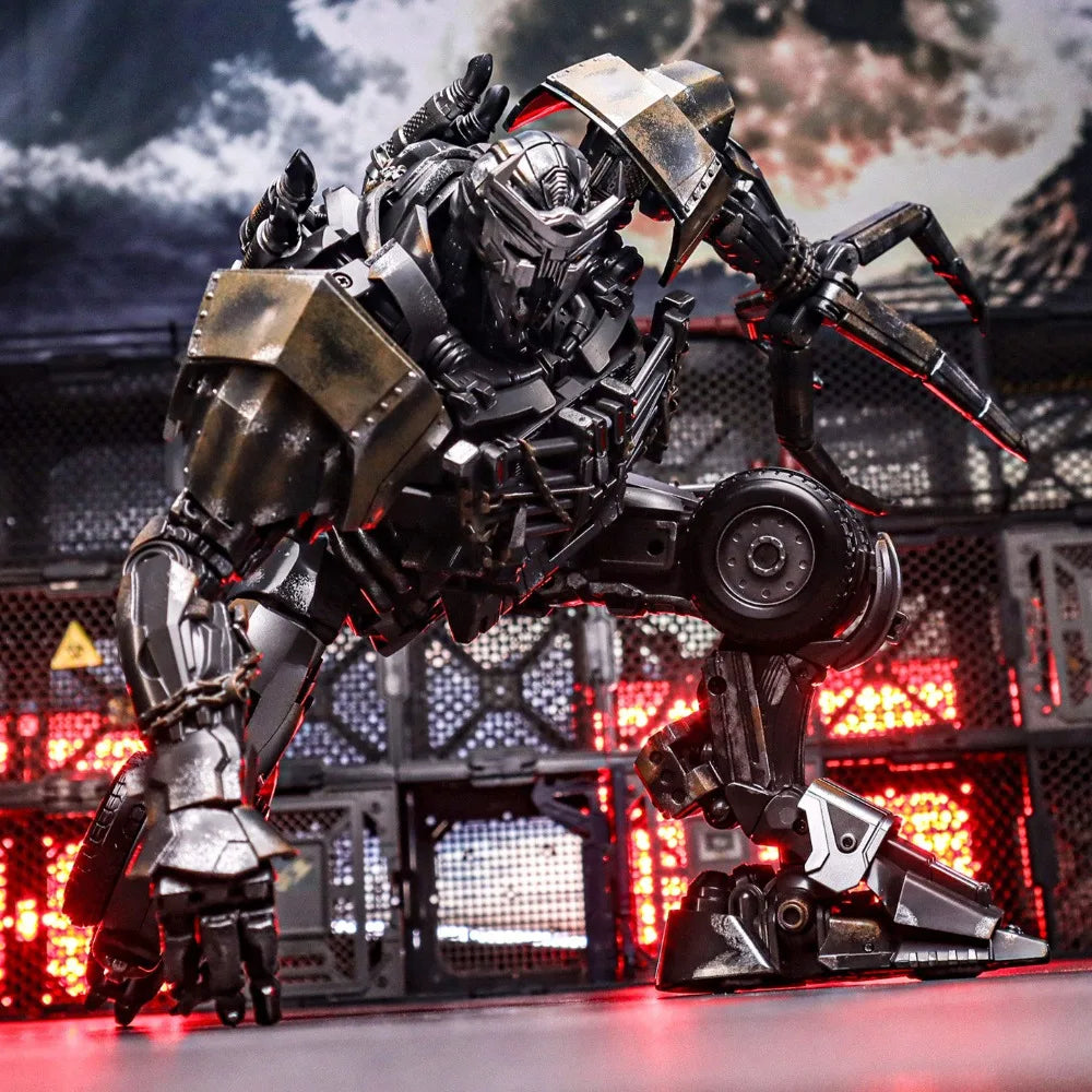 Figura Transformers Scourge a gran escala de 25 cm — Versión envejecida de aleación luminosa