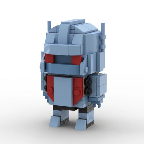Figura Transformers Hot Spot — Jefe de Bomberos Brick Azul Cielo y Rojo