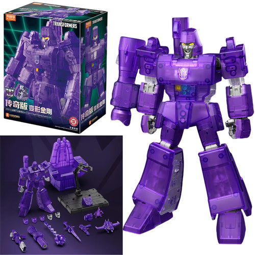 Figura Transformers Megatron G1 Translúcida — Edición Legendaria Decepticon Coleccionista
