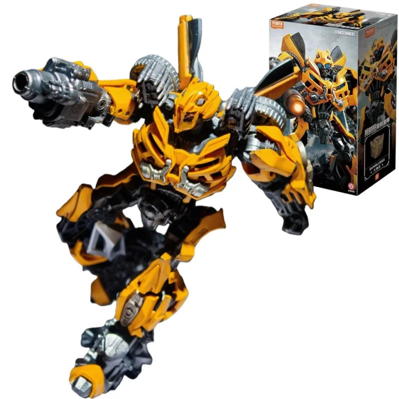 Figura Transformers Bumblebee Blitzwing Caja Ventana — Ladrillo Amarillo y Negro Modulable