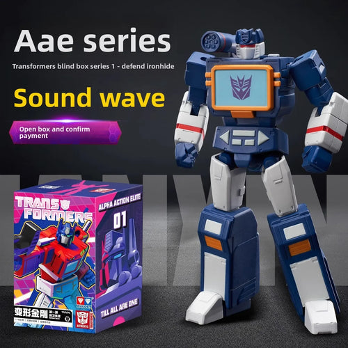 Figura Transformers Soundwave G1 — Espía Decepticon Blind Box AAE