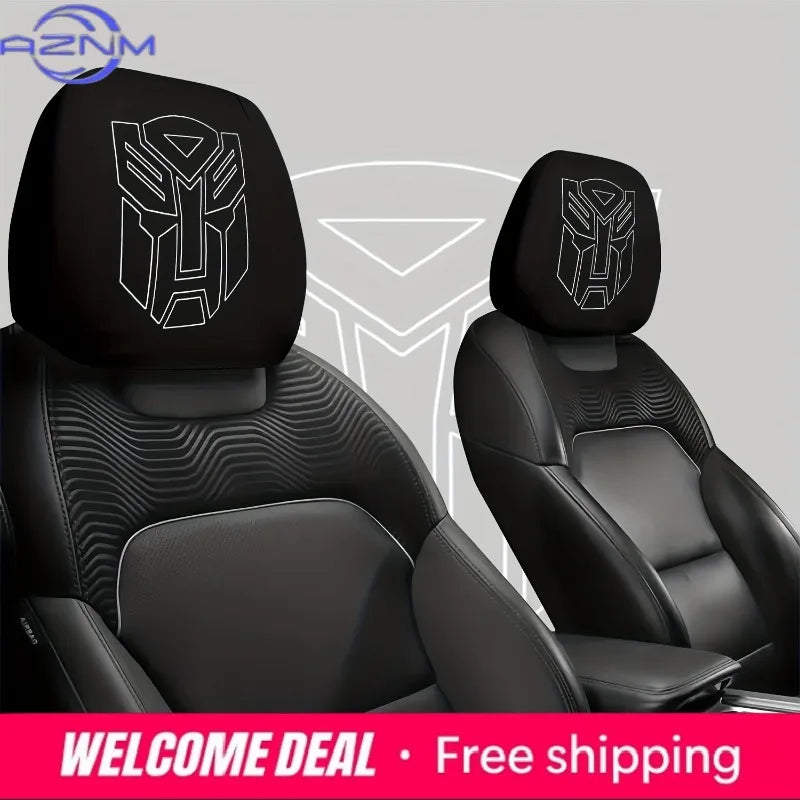 Funda para Reposacabezas Transformers Autobot — Juego de 2 Protectores para Asientos de Coche