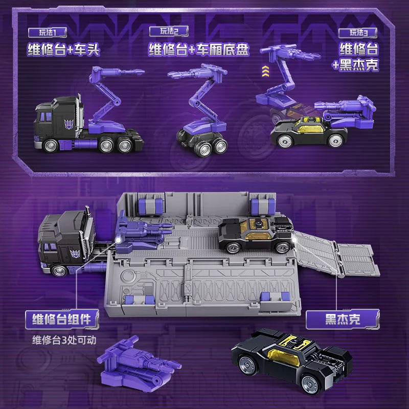 Figura Transformers Motormaster Dark Convoy — Cabina Morada Edición CT02 Stunticon