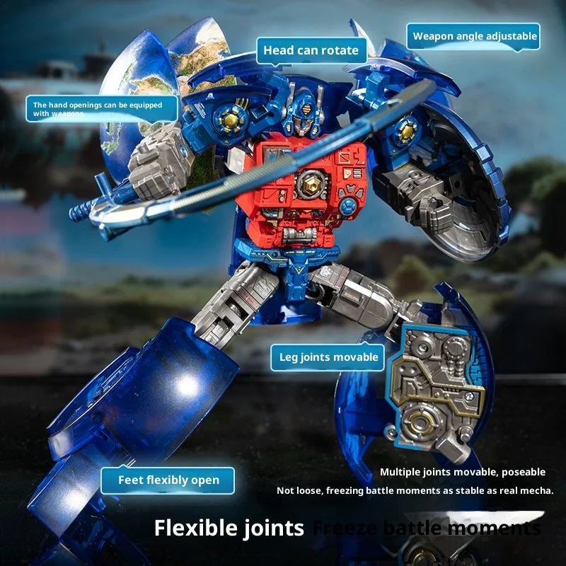 Juguete Transformers Optimus Prime Globo — Robot Transformable para Niños