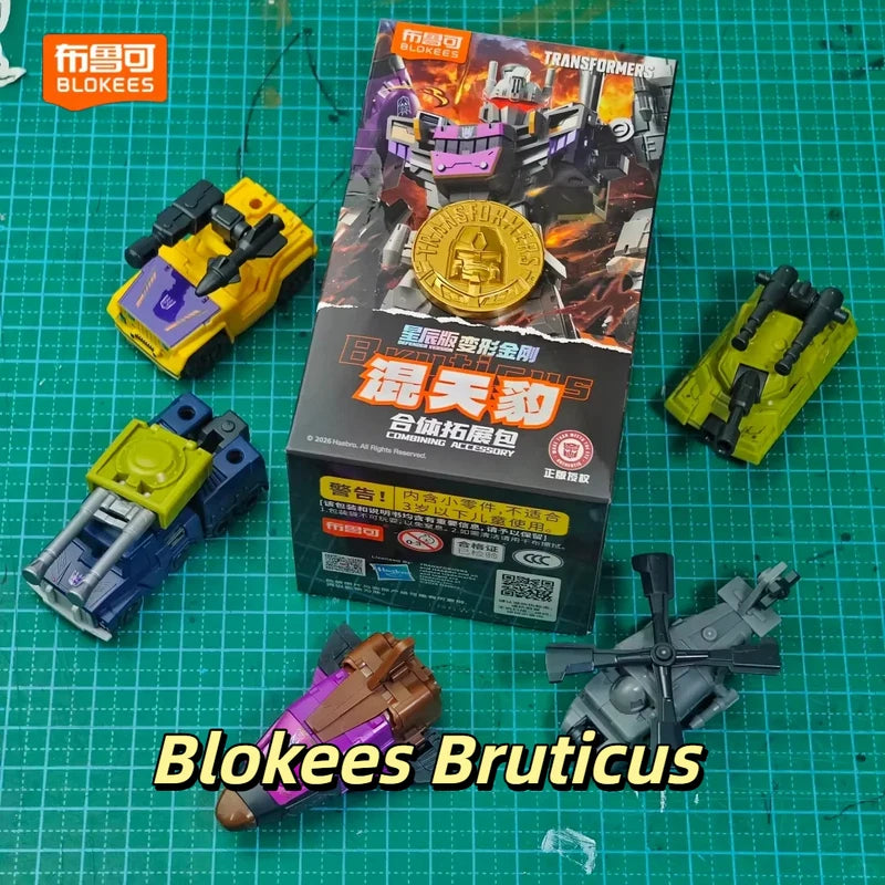 Figura Transformers Bruticus Blokees — Blind Box Combinador Miniatura Cinco Piezas