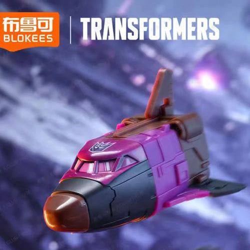 Figura Transformers Blast Off Blokees Rosa — Lanzadera Espacial Despegue Inmediato