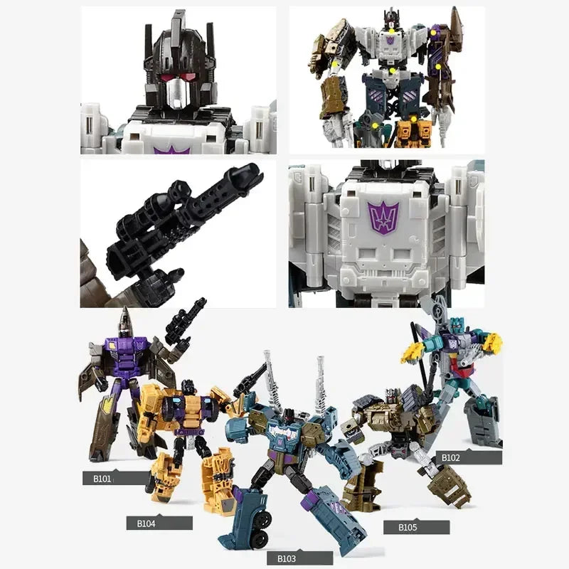 Figura Transformers Bruticus HaiZhiXing — Combinador KO Cinco Robots Completo