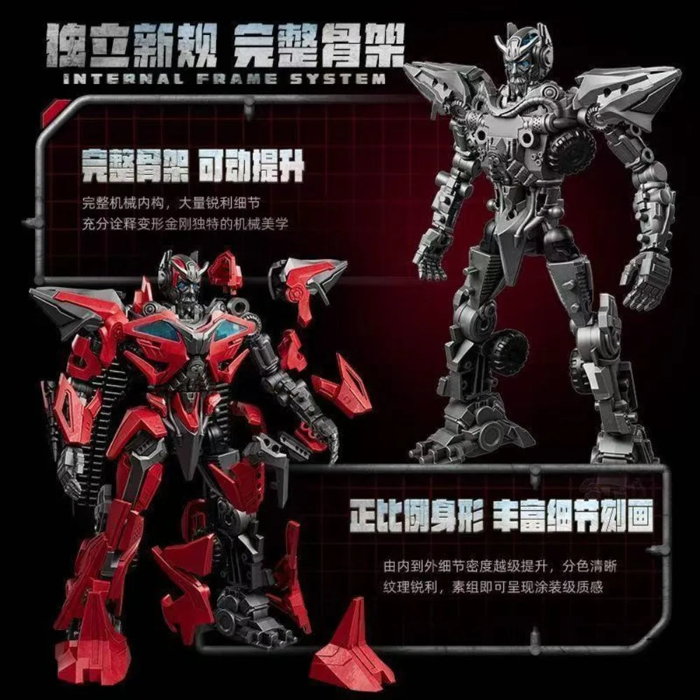 Kit de mejora Transformers Blitzwing SS65 - Accesorios de alas y armas rojo y plateado