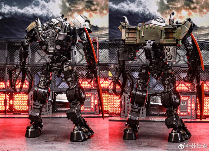 Figura Transformers Scourge Duo Studio Series — Aleación Gris Cadenas de Batalla