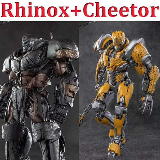 Dúo Figuras Transformers Rhinox & Cheetor — Alianza Beast Wars Salvaje