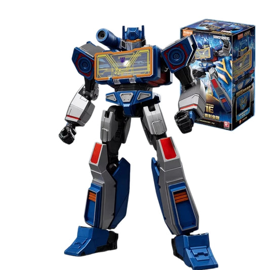 Figura Transformers Soundwave Origen ONE Blitzwing — Ladrillo Azul Pizarra Espía Casete