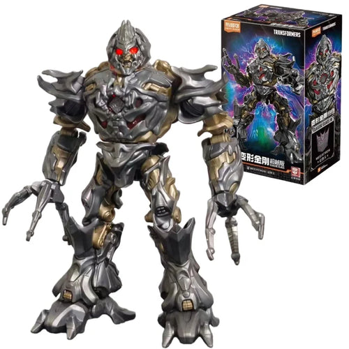 Figura Transformers Megatron Ojos Rojos — Ladrillo Plateado Edición TF Ventana
