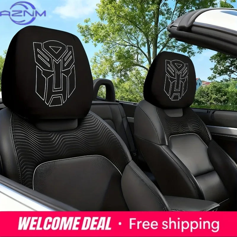 Funda para Reposacabezas Transformers Autobot — Juego de 2 Protectores para Asientos de Coche