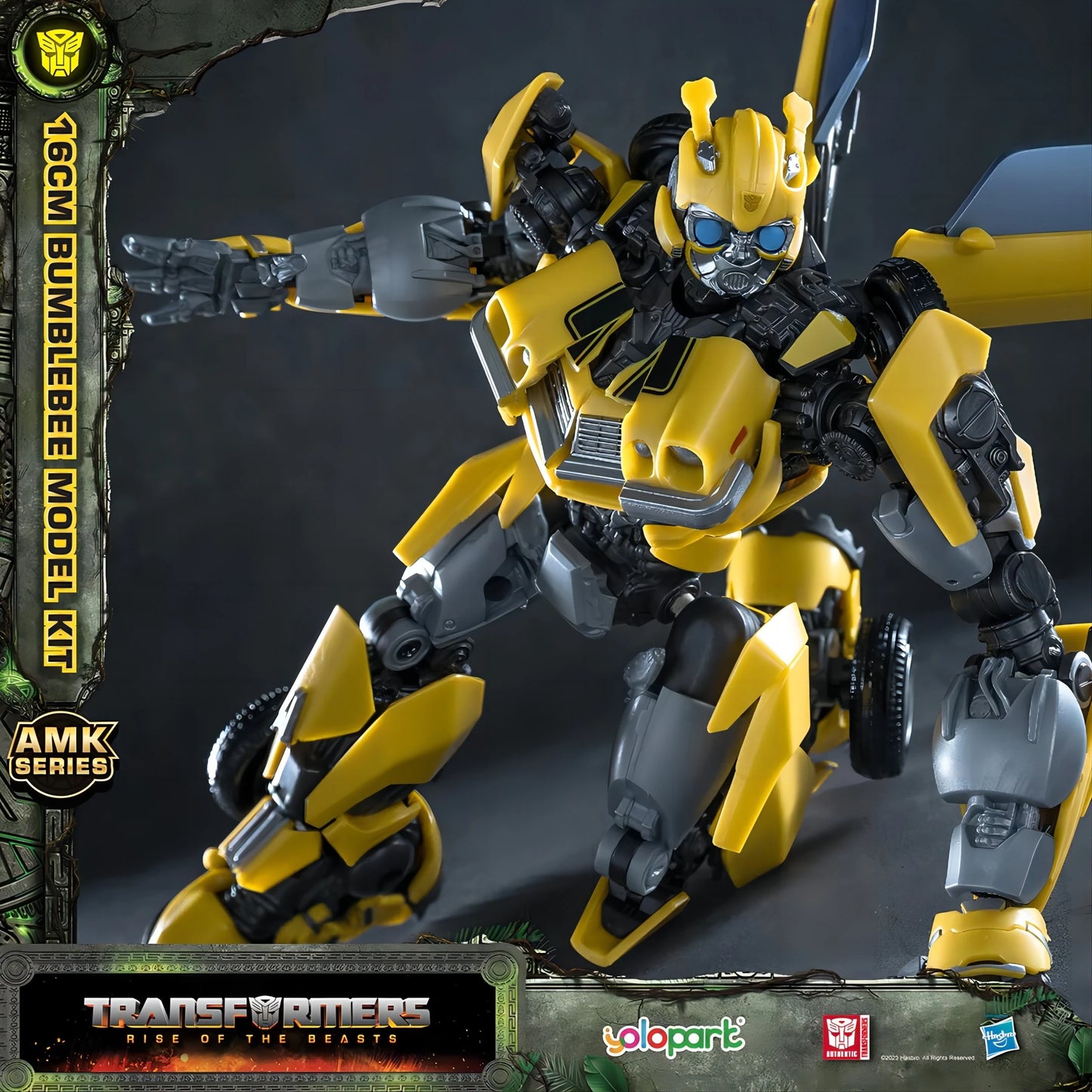 Figura Transformers Bumblebee 16cm — Maqueta Articulada AMK Collector