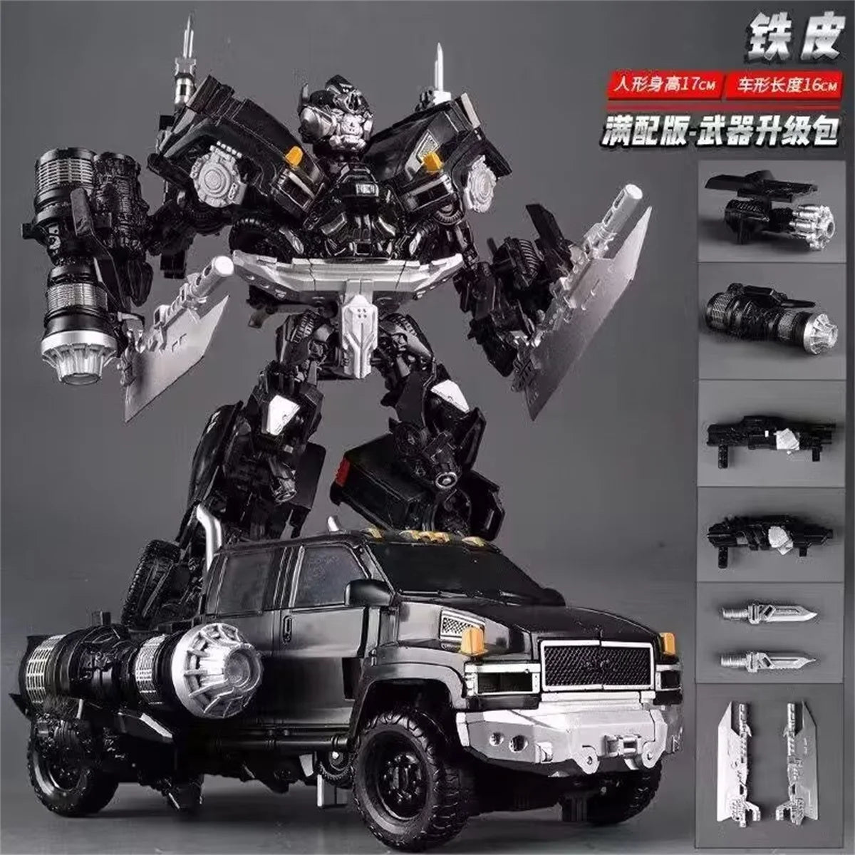 Figura Transformers Ironhide Maestro de Armas — Acabado Plateado Edición Pionero