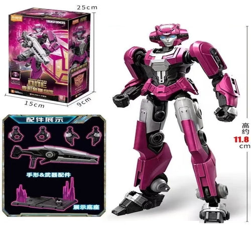 Figura Transformers Elita-1 Guerrera Fucsia — Caja Completa Ficha 11.4cm