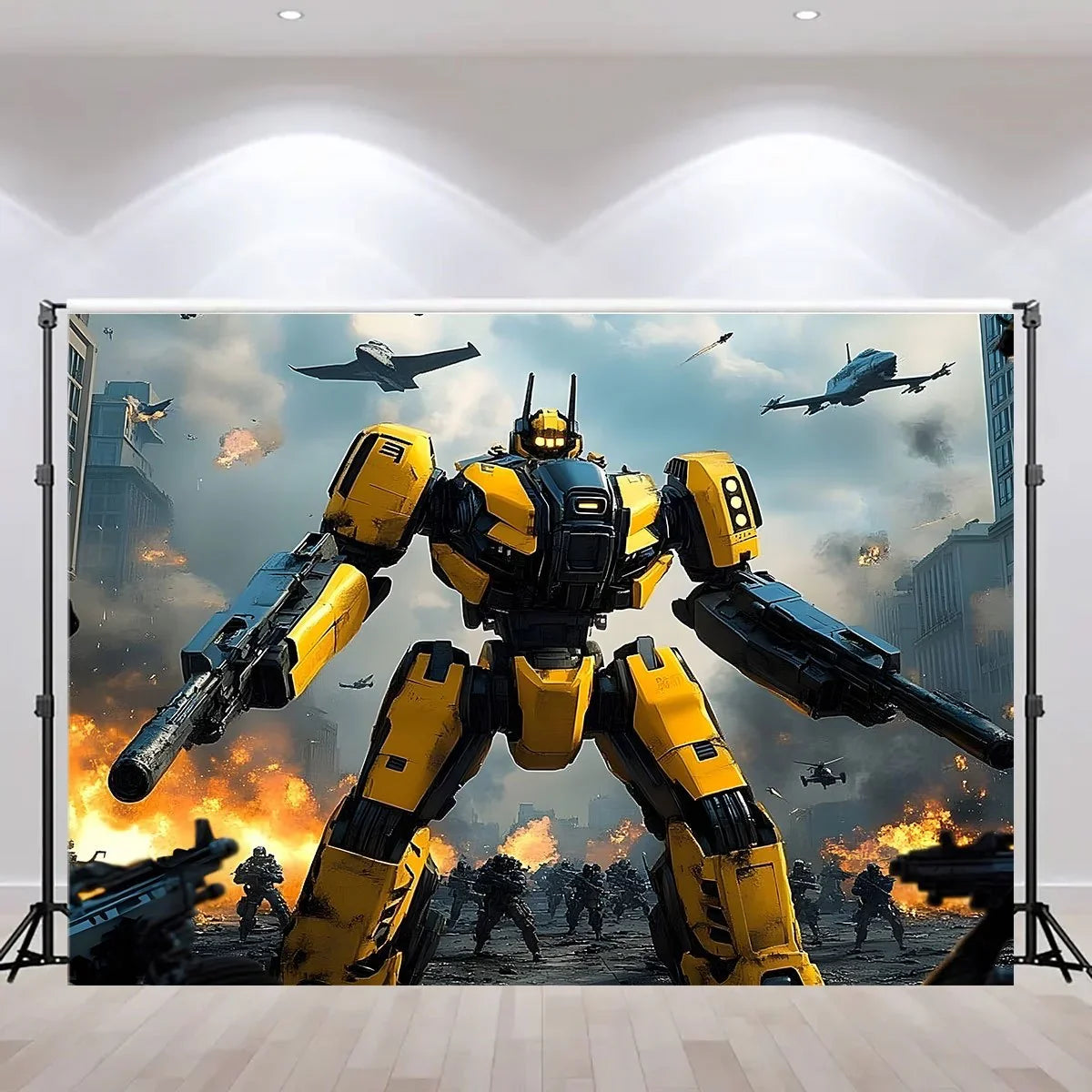 Póster Transformers - Bumblebee futurista