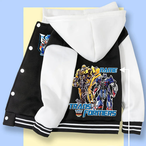 Chaqueta Optimus &amp; Bumblebee - Blanco y negro
