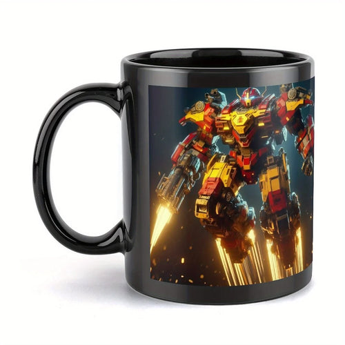 Taza de Transformers - Negra y Roja