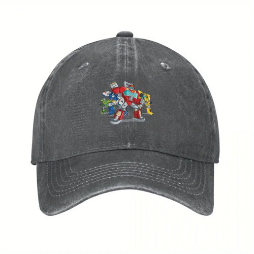 Gorra de Transformers - Rescue Gris Oscuro