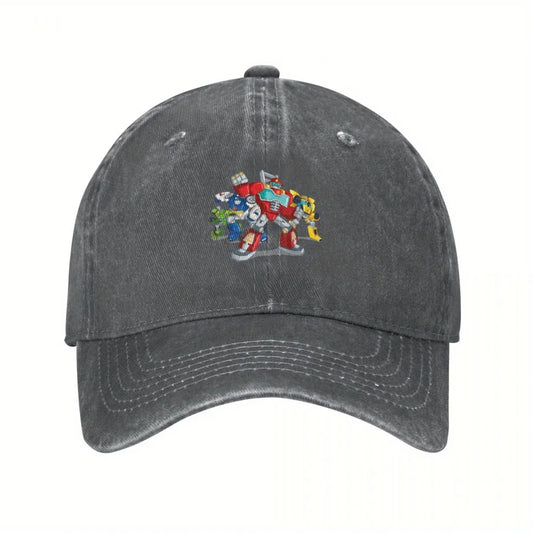 Gorra de Transformers - Rescue Gris Oscuro